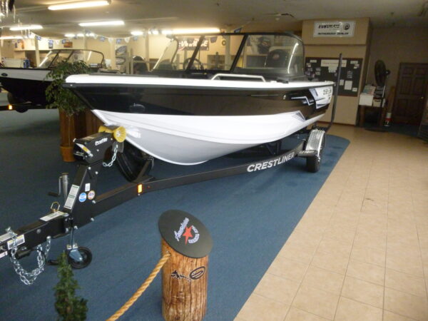 2024 Crestliner 1850 Sport Fish, Mercury 150 Pro XS  Delux Shorelandr trailer - Image 2